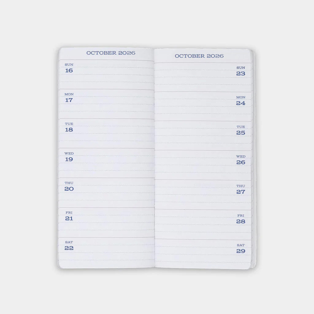 Standard Memorandum 2026 + Leather Sleeve Package