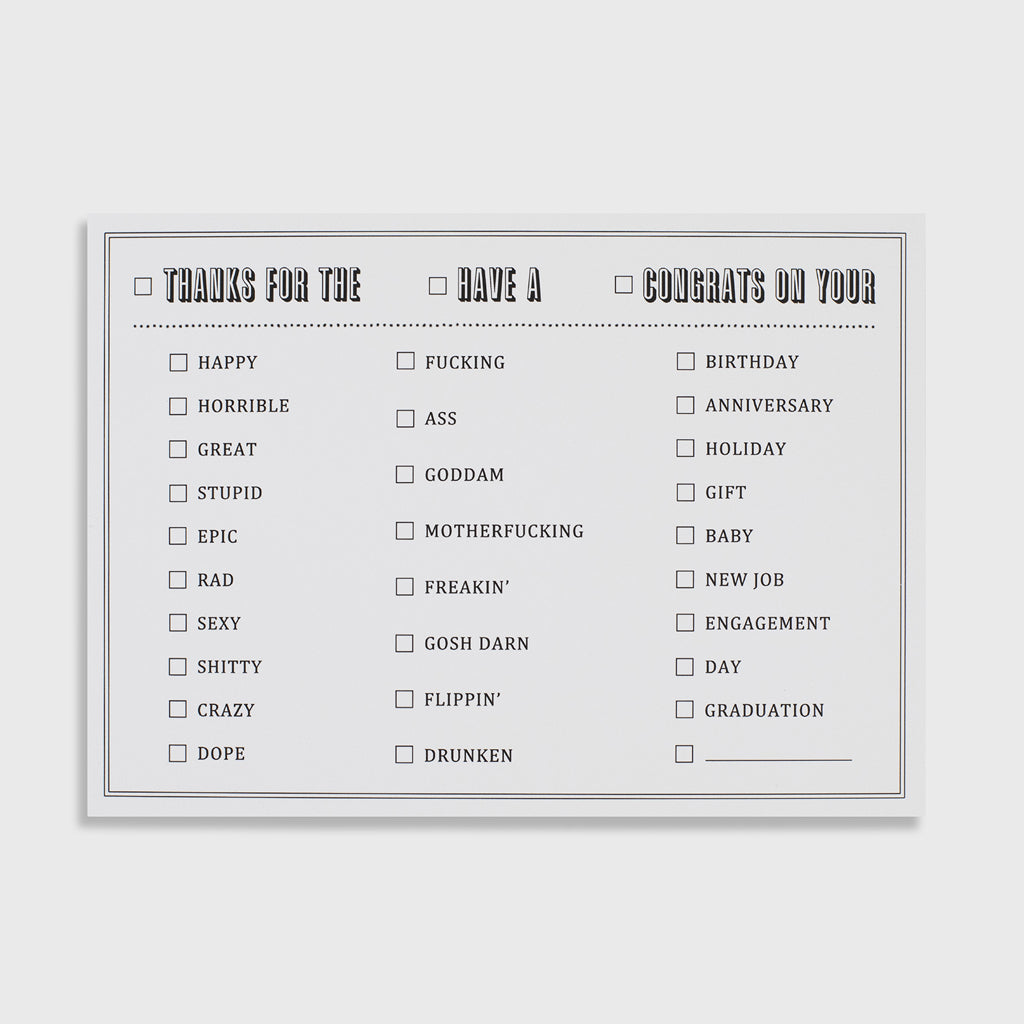 The Every Occasion Card