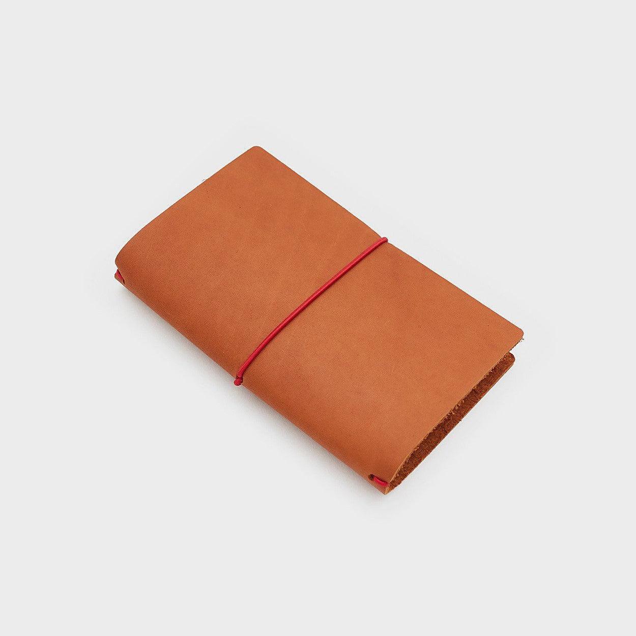 Leather Jacket - Chestnut/Red